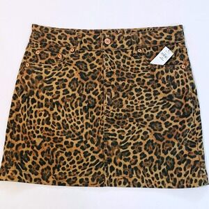 GAP Leopard  Mini Skirt‎